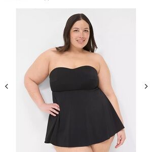 Lane Bryant size 26 multi way strap bathing suit dress